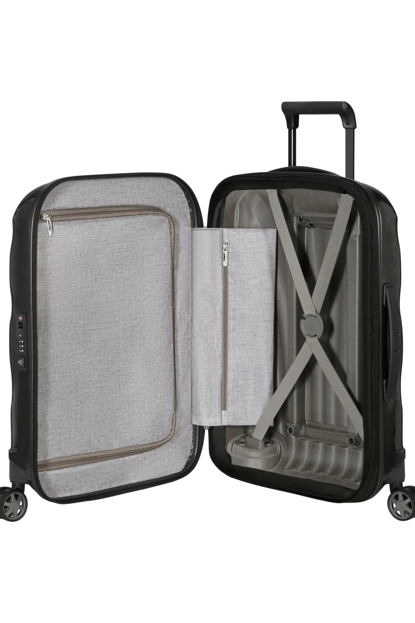 C-Lite - Trolley espandibile (4 ruote) 55cm
