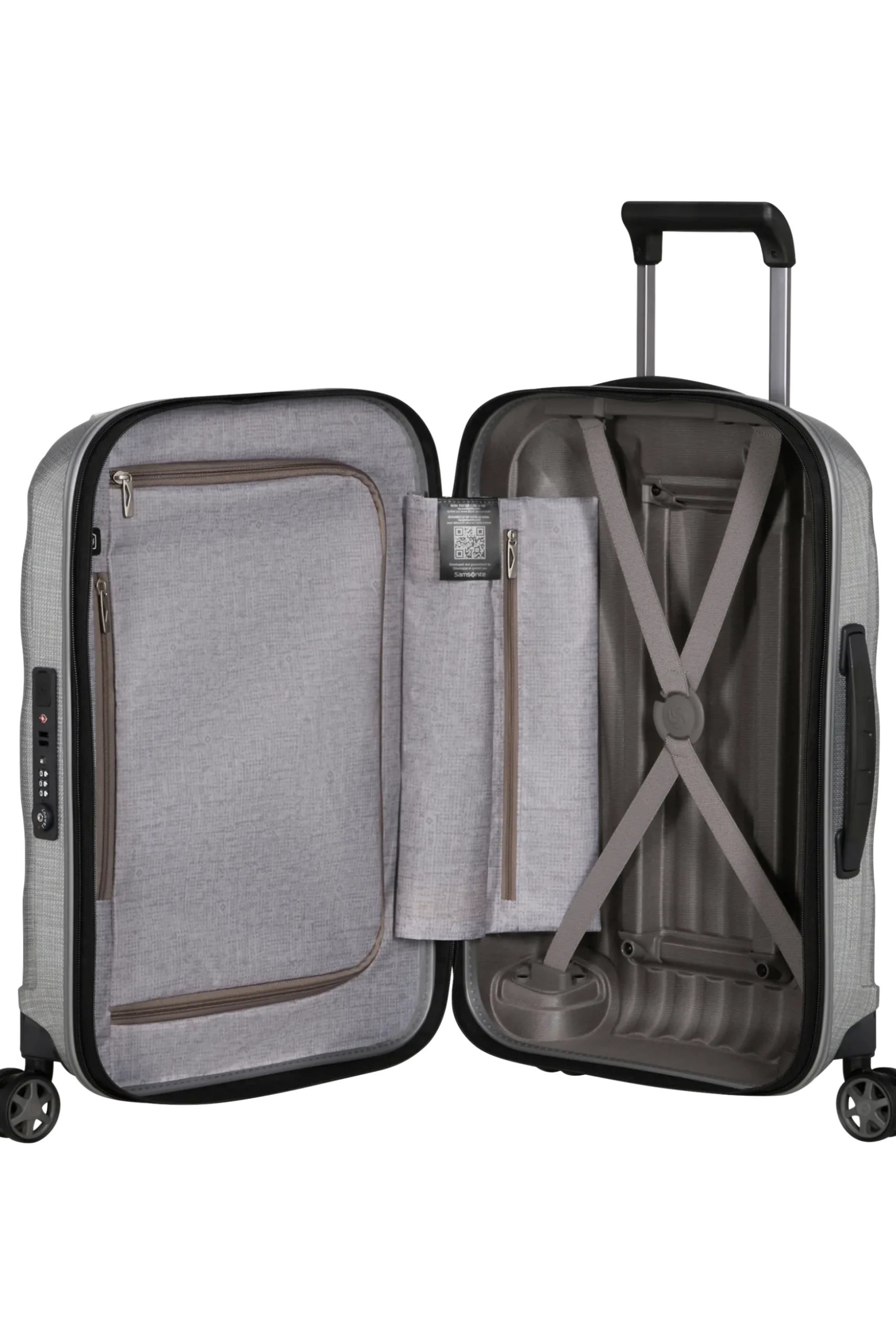 C-Lite - Trolley espandibile (4 ruote) 55cm